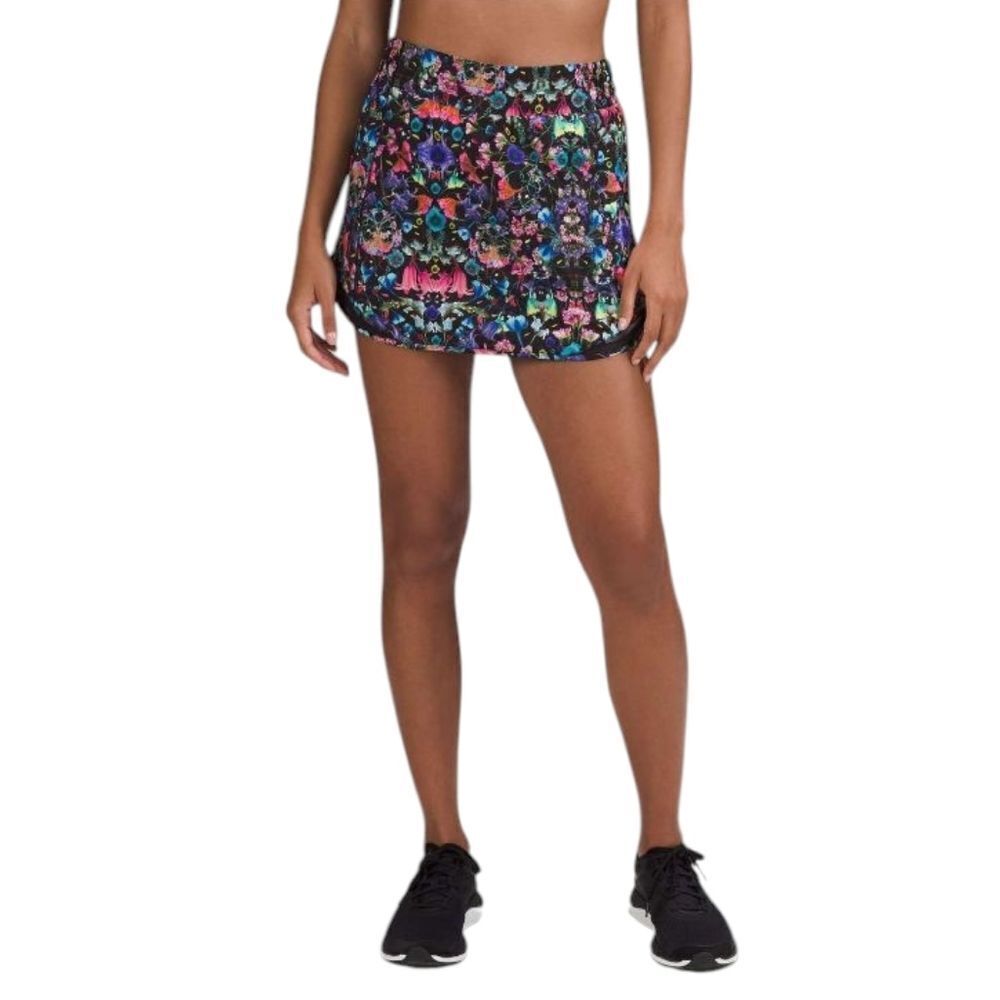 Lululemon Hotty Hot High-rise Skirt Skort Flowerscope Floral Size 4